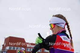 17.03.2021, Oestersund, Sweden, (SWE): Emma Lunder (CAN) - IBU World Cup Biathlon, training, Oestersund (SWE). www.nordicfocus.com. © Manzoni/NordicFocus. Every downloaded picture is fee-liable.