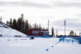 16.03.2021, Oestersund, Sweden, (SWE): Event Feature: View over the venue of Oestersund - IBU World Cup Biathlon, training, Oestersund (SWE). www.nordicfocus.com. © Manzoni/NordicFocus. Every downloaded picture is fee-liable.