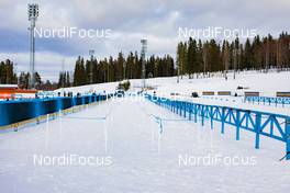 16.03.2021, Oestersund, Sweden, (SWE): Event Feature: view over the coaches, media and athletes corridor - IBU World Cup Biathlon, training, Oestersund (SWE). www.nordicfocus.com. © Manzoni/NordicFocus. Every downloaded picture is fee-liable.