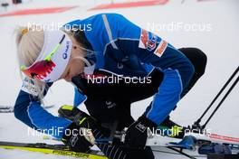 17.03.2021, Oestersund, Sweden, (SWE): Mari Eder (FIN) - IBU World Cup Biathlon, training, Oestersund (SWE). www.nordicfocus.com. © Manzoni/NordicFocus. Every downloaded picture is fee-liable.