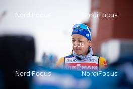 18.03.2021, Oestersund, Sweden, (SWE): Franziska Preuss (GER) - IBU World Cup Biathlon, training, Oestersund (SWE). www.nordicfocus.com. © Manzoni/NordicFocus. Every downloaded picture is fee-liable.