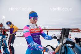 17.03.2021, Oestersund, Sweden, (SWE): Svetlana Mironova (RUS) - IBU World Cup Biathlon, training, Oestersund (SWE). www.nordicfocus.com. © Manzoni/NordicFocus. Every downloaded picture is fee-liable.