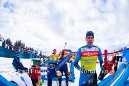 18.03.2021, Oestersund, Sweden, (SWE): Quentin Fillon Maillet (FRA) - IBU World Cup Biathlon, training, Oestersund (SWE). www.nordicfocus.com. © Manzoni/NordicFocus. Every downloaded picture is fee-liable.