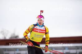 17.03.2021, Oestersund, Sweden, (SWE): Florent Claude (BEL) - IBU World Cup Biathlon, training, Oestersund (SWE). www.nordicfocus.com. © Manzoni/NordicFocus. Every downloaded picture is fee-liable.