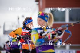 18.03.2021, Oestersund, Sweden, (SWE): Anna Weidel (GER) - IBU World Cup Biathlon, training, Oestersund (SWE). www.nordicfocus.com. © Manzoni/NordicFocus. Every downloaded picture is fee-liable.