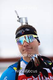 17.03.2021, Oestersund, Sweden, (SWE): Emilien Jacquelin (FRA) - IBU World Cup Biathlon, training, Oestersund (SWE). www.nordicfocus.com. © Manzoni/NordicFocus. Every downloaded picture is fee-liable.