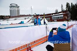 17.03.2021, Oestersund, Sweden, (SWE): Quentin Fillon Maillet (FRA) - IBU World Cup Biathlon, training, Oestersund (SWE). www.nordicfocus.com. © Manzoni/NordicFocus. Every downloaded picture is fee-liable.