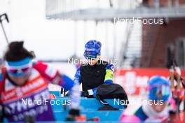 18.03.2021, Oestersund, Sweden, (SWE): Hanna Sola (BLR) - IBU World Cup Biathlon, training, Oestersund (SWE). www.nordicfocus.com. © Manzoni/NordicFocus. Every downloaded picture is fee-liable.