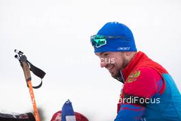 17.03.2021, Oestersund, Sweden, (SWE): Alexander Loginov (RUS) - IBU World Cup Biathlon, training, Oestersund (SWE). www.nordicfocus.com. © Manzoni/NordicFocus. Every downloaded picture is fee-liable.