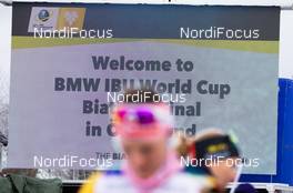 18.03.2021, Oestersund, Sweden, (SWE): Event Feature: big screen welcomes the IBU World Cup - IBU World Cup Biathlon, training, Oestersund (SWE). www.nordicfocus.com. © Manzoni/NordicFocus. Every downloaded picture is fee-liable.