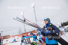 17.03.2021, Oestersund, Sweden, (SWE): Stina Nilsson (SWE) - IBU World Cup Biathlon, training, Oestersund (SWE). www.nordicfocus.com. © Manzoni/NordicFocus. Every downloaded picture is fee-liable.