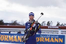 18.03.2021, Oestersund, Sweden, (SWE): Dominik Windisch (ITA) - IBU World Cup Biathlon, training, Oestersund (SWE). www.nordicfocus.com. © Manzoni/NordicFocus. Every downloaded picture is fee-liable.