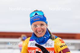 17.03.2021, Oestersund, Sweden, (SWE): Vanessa Hinz (GER) - IBU World Cup Biathlon, training, Oestersund (SWE). www.nordicfocus.com. © Manzoni/NordicFocus. Every downloaded picture is fee-liable.