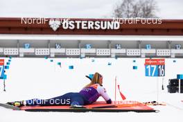17.03.2021, Oestersund, Sweden, (SWE): Ivona Fialkova (SVK) - IBU World Cup Biathlon, training, Oestersund (SWE). www.nordicfocus.com. © Manzoni/NordicFocus. Every downloaded picture is fee-liable.