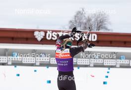 17.03.2021, Oestersund, Sweden, (SWE): Lisa Theresa Hauser (AUT) - IBU World Cup Biathlon, training, Oestersund (SWE). www.nordicfocus.com. © Manzoni/NordicFocus. Every downloaded picture is fee-liable.