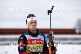 17.03.2021, Oestersund, Sweden, (SWE): Endre Stroemsheim (NOR) - IBU World Cup Biathlon, training, Oestersund (SWE). www.nordicfocus.com. © Manzoni/NordicFocus. Every downloaded picture is fee-liable.