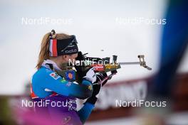 18.03.2021, Oestersund, Sweden, (SWE): Justine Braisaz-Bouchet (FRA) - IBU World Cup Biathlon, training, Oestersund (SWE). www.nordicfocus.com. © Manzoni/NordicFocus. Every downloaded picture is fee-liable.