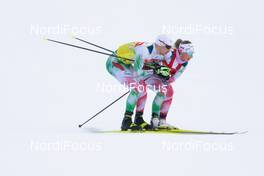 18.03.2021, Oestersund, Sweden, (SWE): Event Feature: Bulgarian Team tests skis - IBU World Cup Biathlon, training, Oestersund (SWE). www.nordicfocus.com. © Manzoni/NordicFocus. Every downloaded picture is fee-liable.