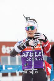 17.03.2021, Oestersund, Sweden, (SWE): Dunja Zdouc (AUT) - IBU World Cup Biathlon, training, Oestersund (SWE). www.nordicfocus.com. © Manzoni/NordicFocus. Every downloaded picture is fee-liable.