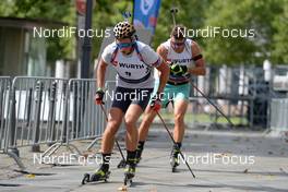 15.08.2021, Wiesbaden, Germany (GER): Said Karimulla Khalili (RUS) - City Biathlon Wiesbaden, Wiesbaden (GER). www.nordicfocus.com. © Deubert/Nordicfocus. For editorial use only. Resale or distribution is prohibited.