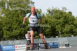 15.08.2021, Wiesbaden, Germany (GER): Roman Rees (GER) - City Biathlon Wiesbaden, Wiesbaden (GER). www.nordicfocus.com. © Deubert/Nordicfocus. For editorial use only. Resale or distribution is prohibited.