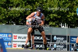 15.08.2021, Wiesbaden, Germany (GER): Tarjei Boe (NOR) - City Biathlon Wiesbaden, Wiesbaden (GER). www.nordicfocus.com. © Deubert/Nordicfocus. For editorial use only. Resale or distribution is prohibited.