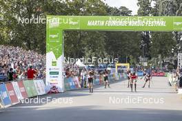 04.09.2021, Annecy, France (FRA): Renaud Jay (FRA), Paal Troean Aune (NOR), (l-r) - Martin Fourcade Nordic Festival, Annecy (FRA). www.nordicfocus.com. © Manzoni/NordicFocus. Every downloaded picture is fee-liable.