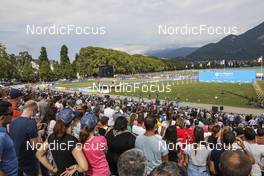04.09.2021, Annecy, France (FRA): Antonin Guigonnat (FRA), Simon Desthieux (FRA), (l-r) - Martin Fourcade Nordic Festival, Annecy (FRA). www.nordicfocus.com. © Manzoni/NordicFocus. Every downloaded picture is fee-liable.
