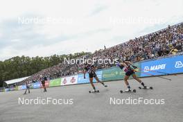 04.09.2021, Annecy, France (FRA): Franziska Preuss (GER), Paulina Fialkova (SVK), (l-r) - Martin Fourcade Nordic Festival, Annecy (FRA). www.nordicfocus.com. © Manzoni/NordicFocus. Every downloaded picture is fee-liable.