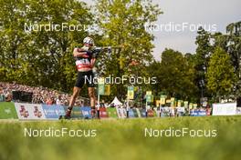 04.09.2021, Annecy, France (FRA): Sturla Holm Laegreid (NOR) - Martin Fourcade Nordic Festival, Annecy (FRA). www.nordicfocus.com. © Thibaut/NordicFocus. Every downloaded picture is fee-liable.