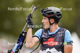 04.09.2021, Annecy, France (FRA): Quentin Fillon Maillet (FRA) - Martin Fourcade Nordic Festival, Annecy (FRA). www.nordicfocus.com. © Thibaut/NordicFocus. Every downloaded picture is fee-liable.