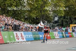 04.09.2021, Annecy, France (FRA): Julia Simon (FRA) - Martin Fourcade Nordic Festival, Annecy (FRA). www.nordicfocus.com. © Manzoni/NordicFocus. Every downloaded picture is fee-liable.