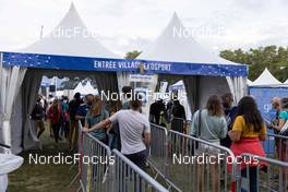 03.09.2021, Annecy, France (FRA): Event Feature: Atmosphere in the village prior to the athletes presentation - Martin Fourcade Nordic Festival, Annecy (FRA). www.nordicfocus.com. © Manzoni/NordicFocus. Every downloaded picture is fee-liable.