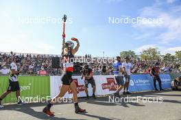 04.09.2021, Annecy, France (FRA): Emma Ribom (SWE) - Martin Fourcade Nordic Festival, Annecy (FRA). www.nordicfocus.com. © Manzoni/NordicFocus. Every downloaded picture is fee-liable.