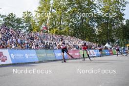 04.09.2021, Annecy, France (FRA): Renaud Jay (FRA), Paal Troean Aune (NOR), (l-r) - Martin Fourcade Nordic Festival, Annecy (FRA). www.nordicfocus.com. © Thibaut/NordicFocus. Every downloaded picture is fee-liable.