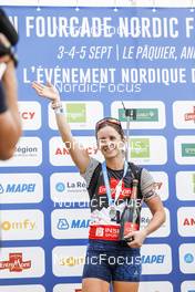 04.09.2021, Annecy, France (FRA): Anais Chevalier-Bouchet (FRA) - Martin Fourcade Nordic Festival, Annecy (FRA). www.nordicfocus.com. © Manzoni/NordicFocus. Every downloaded picture is fee-liable.