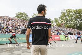 04.09.2021, Annecy, France (FRA): Martin Fourcade Start of the mens race, Martin Fourcade (FRA) - Martin Fourcade Nordic Festival, Annecy (FRA). www.nordicfocus.com. © Manzoni/NordicFocus. Every downloaded picture is fee-liable.