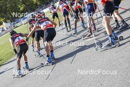 04.09.2021, Annecy, France (FRA): Michal Novak (CZE), Jean-Marc Gaillard (FRA), (l-r) - Martin Fourcade Nordic Festival, Annecy (FRA). www.nordicfocus.com. © Manzoni/NordicFocus. Every downloaded picture is fee-liable.
