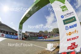 04.09.2021, Annecy, France (FRA): Emma Ribom (SWE), Laurien Van der Graaff (SUI), (l-r) - Martin Fourcade Nordic Festival, Annecy (FRA). www.nordicfocus.com. © Manzoni/NordicFocus. Every downloaded picture is fee-liable.