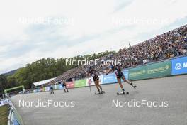 04.09.2021, Annecy, France (FRA): Franziska Preuss (GER), Paulina Fialkova (SVK), (l-r) - Martin Fourcade Nordic Festival, Annecy (FRA). www.nordicfocus.com. © Manzoni/NordicFocus. Every downloaded picture is fee-liable.