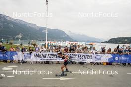 04.09.2021, Annecy, France (FRA): Julia Simon (FRA) - Martin Fourcade Nordic Festival, Annecy (FRA). www.nordicfocus.com. © Thibaut/NordicFocus. Every downloaded picture is fee-liable.