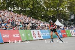 04.09.2021, Annecy, France (FRA): Julia Simon (FRA) - Martin Fourcade Nordic Festival, Annecy (FRA). www.nordicfocus.com. © Manzoni/NordicFocus. Every downloaded picture is fee-liable.