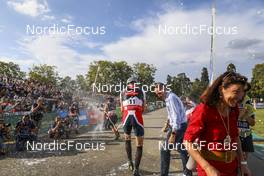 04.09.2021, Annecy, France (FRA): Paal Troean Aune (NOR), Renaud Jay (FRA), Arnaud Chautemps (FRA), (l-r) - Martin Fourcade Nordic Festival, Annecy (FRA). www.nordicfocus.com. © Manzoni/NordicFocus. Every downloaded picture is fee-liable.