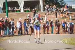 18.09.2021, Plans d’Hotonnes, France (FRA): Amandine Mengin (FRA) - Biathlon Samse Summer Tour, sprint, Plans d’Hotonnes (FRA). www.nordicfocus.com. © Jolypics/NordicFocus. Every downloaded picture is fee-liable.