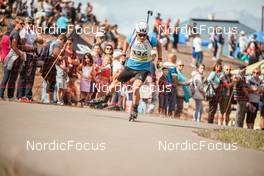 18.09.2021, Plans d’Hotonnes, France (FRA): Oscar Lombardot (FRA) - Biathlon Samse Summer Tour, sprint, Plans d’Hotonnes (FRA). www.nordicfocus.com. © Joly/NordicFocus. Every downloaded picture is fee-liable.