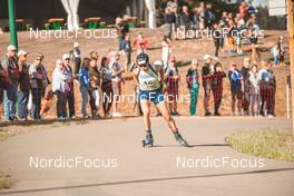 18.09.2021, Plans d’Hotonnes, France (FRA): Julia Simon (FRA) - Biathlon Samse Summer Tour, sprint, Plans d’Hotonnes (FRA). www.nordicfocus.com. © Jolypics/NordicFocus. Every downloaded picture is fee-liable.