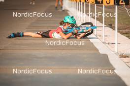 18.09.2021, Plans d’Hotonnes, France (FRA): Anaelle Bondoux (FRA) - Biathlon Samse Summer Tour, sprint, Plans d’Hotonnes (FRA). www.nordicfocus.com. © Jolypics/NordicFocus. Every downloaded picture is fee-liable.