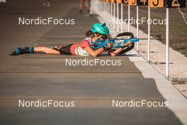 18.09.2021, Plans d’Hotonnes, France (FRA): Anaelle Bondoux (FRA) - Biathlon Samse Summer Tour, sprint, Plans d’Hotonnes (FRA). www.nordicfocus.com. © Joly/NordicFocus. Every downloaded picture is fee-liable.
