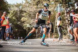 18.09.2021, Plans d’Hotonnes, France (FRA): Eric Perrot (FRA) - Biathlon Samse Summer Tour, sprint, Plans d’Hotonnes (FRA). www.nordicfocus.com. © Jolypics/NordicFocus. Every downloaded picture is fee-liable.