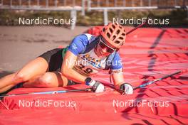 18.09.2021, Plans d’Hotonnes, France (FRA): Violette Bony (FRA) - Biathlon Samse Summer Tour, sprint, Plans d’Hotonnes (FRA). www.nordicfocus.com. © Jolypics/NordicFocus. Every downloaded picture is fee-liable.